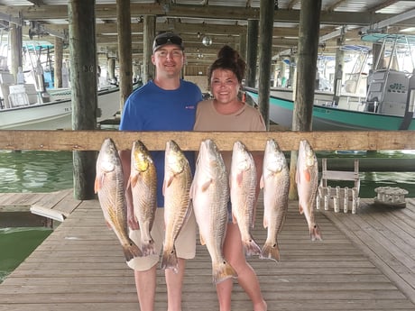 Redfish fishing in Port O&#039;Connor, Texas