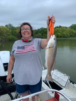 Redfish fishing in Galveston, Texas