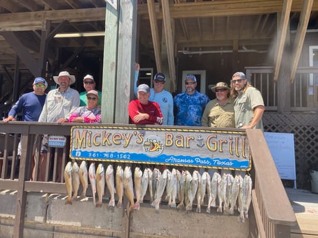 Redfish, Speckled Trout / Spotted Seatrout fishing in Rockport, Texas