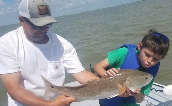 Redfish fishing in Matagorda, Texas