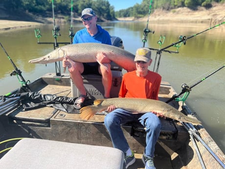 Alligator Gar fishing in Dallas, Texas