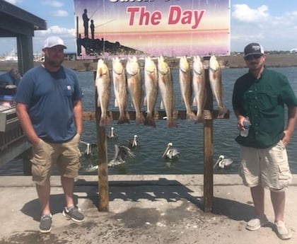 Redfish fishing in Rockport, Texas