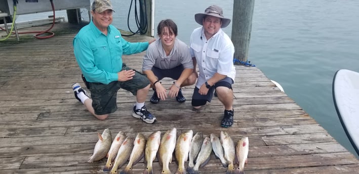 Redfish, Speckled Trout / Spotted Seatrout fishing in Port O&#039;Connor, Texas