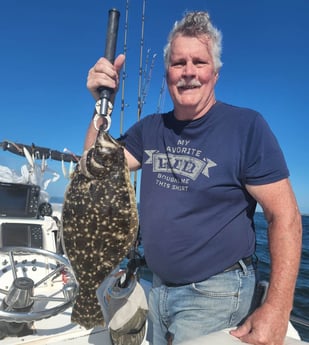 Flounder fishing in Trails End Road, Wilmington, N, North Carolina