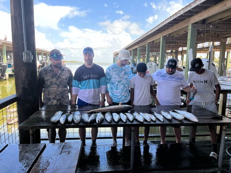 Redfish, Speckled Trout / Spotted Seatrout fishing in Galveston, Texas