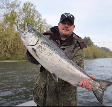 Coho Salmon fishing in Toledo, Washington