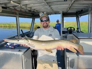 Alligator Gar Fishing in New Orleans, Louisiana