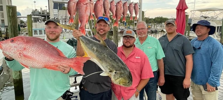 Jack Crevalle, Redfish fishing in Biloxi, Massachusetts