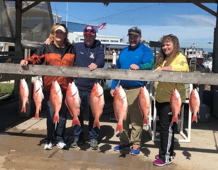 Red Snapper Fishing in South Padre Island, Texas