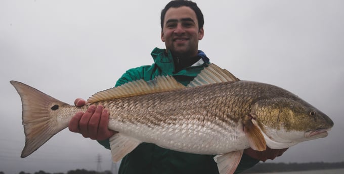 Redfish fishing in Galveston, Texas