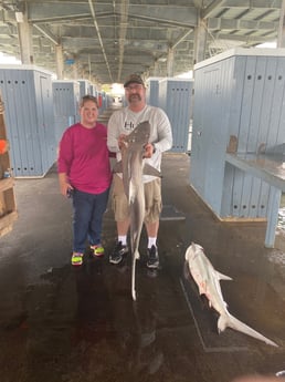 Blacktip Shark fishing in Galveston, Texas