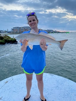 Redfish fishing in Port Aransas, Texas