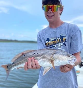 Redfish fishing in Beaufort, North Carolina