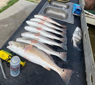 Redfish fishing in Port O&#039;Connor, Texas