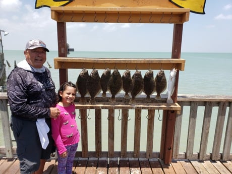 Flounder, Speckled Trout / Spotted Seatrout fishing in Port Isabel, Texas