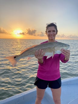 Redfish fishing in Galveston, Texas