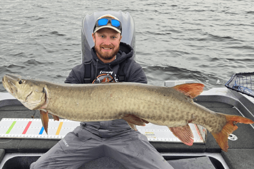 Fishing in Eagle River, Wisconsin