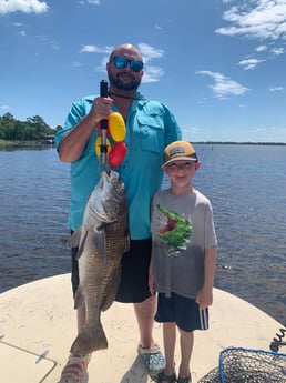 Black Drum fishing in Santa Rosa Beach, Florida