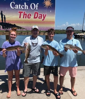 Redfish fishing in Rockport, Texas