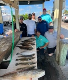 Flounder, Redfish, Speckled Trout / Spotted Seatrout Fishing in Galveston, Texas