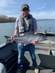 Chinook Salmon Fishing in Warren, Oregon