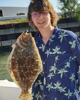 Flounder fishing in Galveston, Texas