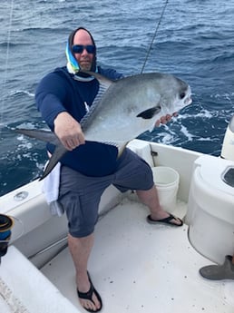 Florida Pompano fishing in Marathon, Florida