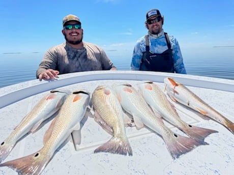 Redfish fishing in Port Isabel, Texas