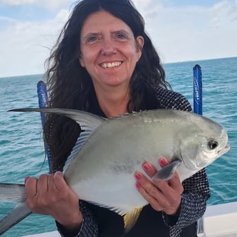 Florida Pompano fishing in Islamorada, Florida