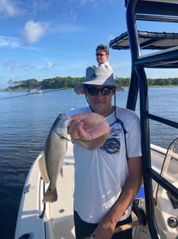 Redfish fishing in Wrightsville Beach, North Carolina