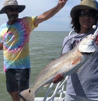 Redfish fishing in South Padre Island, Texas