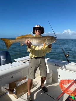 Redfish fishing in Surfside Beach, Texas