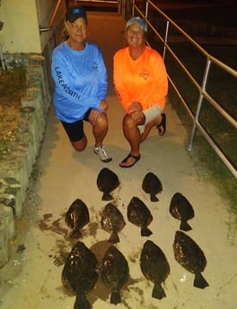 Flounder fishing in Aransas Pass, Texas