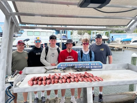 Spanish Mackerel, Triggerfish, Vermillion Snapper Fishing in Destin, Florida