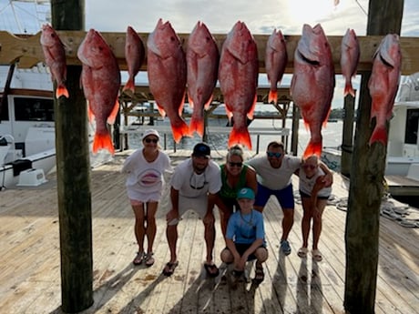 Red Snapper fishing in Orange Beach, Alabama