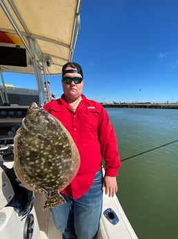 Flounder fishing in Galveston, Texas