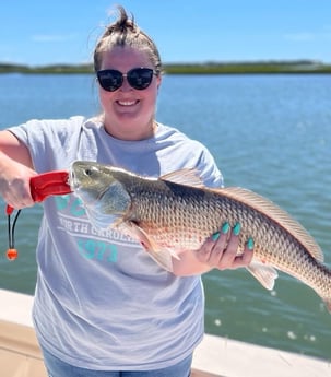 Redfish fishing in Beaufort, North Carolina