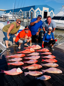 Red Snapper fishing in Surfside Beach, Texas