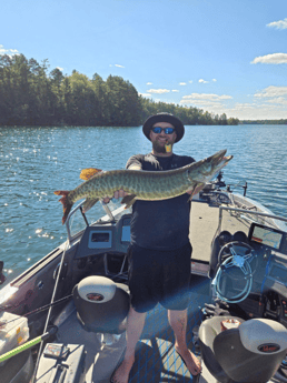 Fishing in Eagle River, Wisconsin