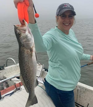 Speckled Trout / Spotted Seatrout fishing in Galveston, Texas