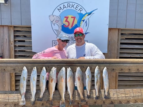 Redfish fishing in Corpus Christi, Texas