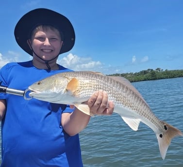 Redfish fishing in New Smyrna Beach, Florida