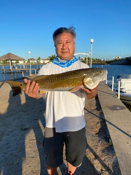 Redfish fishing in Galveston, Texas