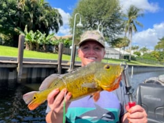 Peacock Bass fishing in Fort Lauderdale, Florida