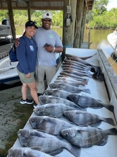 Fishing in Delacroix, Louisiana