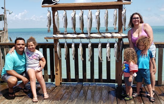 Speckled Trout / Spotted Seatrout fishing in Port Isabel, Texas