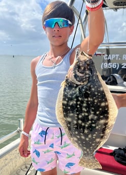 Flounder fishing in South Padre Island, Texas