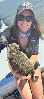 Flounder fishing in Galveston, Texas