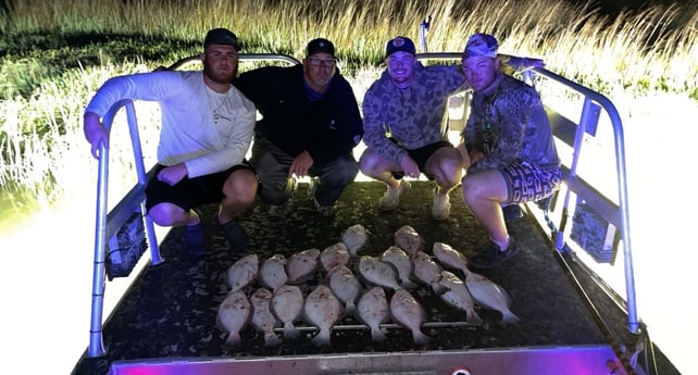 Flounder fishing in Port O&#039;Connor, Texas