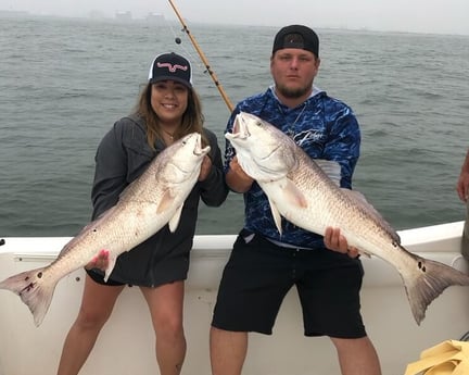 Redfish fishing in Freeport, Texas